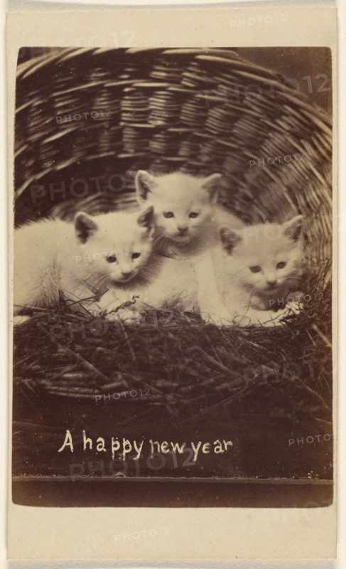 A happy new year, about 1865. Creator: Henry Pointer.