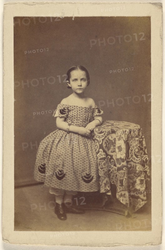 Portrait of a young girl, about 1870. Creator: Unknown.