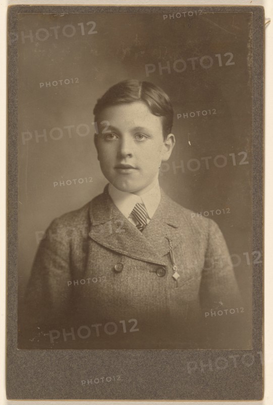 Portrait of a well-dressed young boy, about 1880. Creator: Unknown.