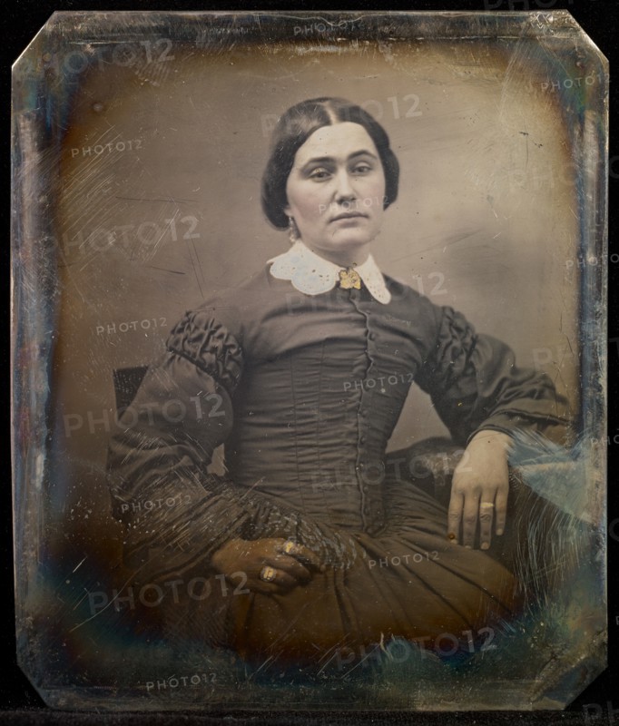 Portrait of a Woman, about 1858. Creator: Jacob Byerly.