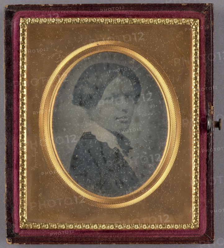 Bust Portrait of a Young Woman, about 1850. Creator: Unknown.