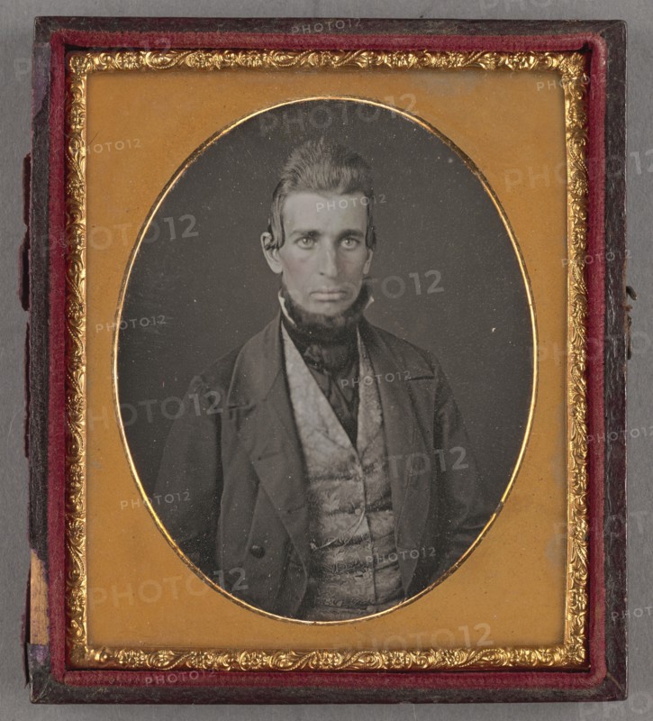 Portrait of a Man with Chin Beard, 1854-1856. Creator: Unknown.