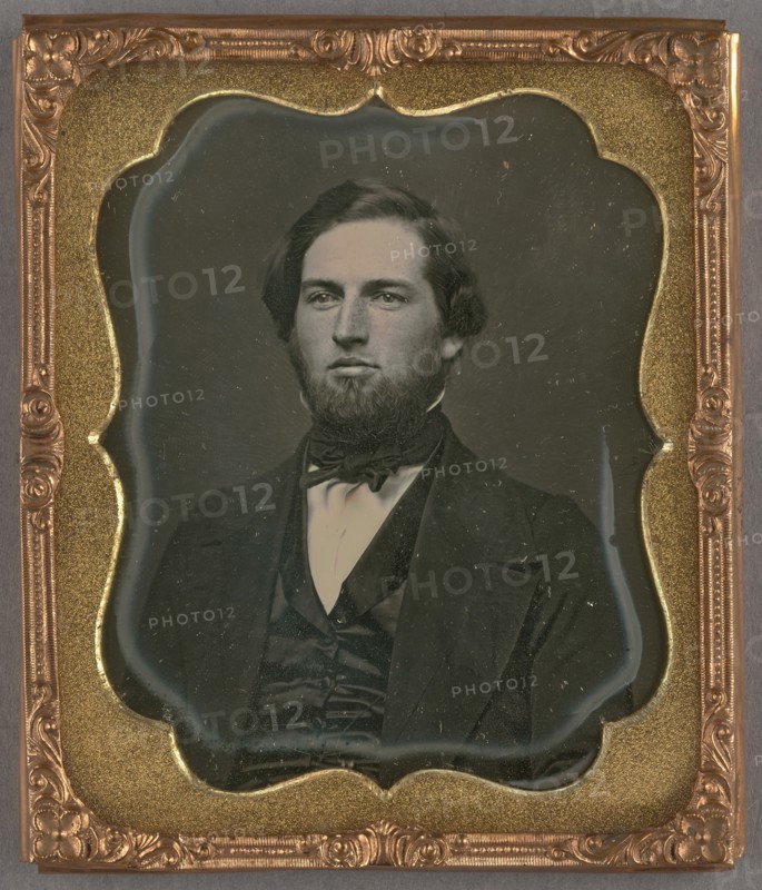 Portrait of a Man with Chin Beard, about 1850. Creator: Unknown.