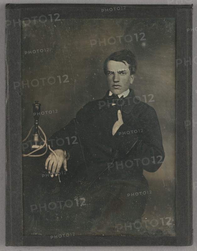 Portrait of a Young Man with a Hookah or Narghile, about 1850. Creator: Unknown.