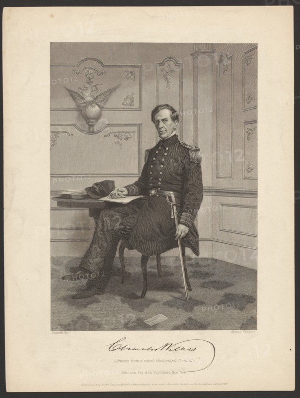 Charles Wilkes, 1864. Creator: Johnson, Fry & Co Publishers.