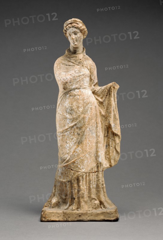 Statuette of a Draped Female Figure, 4th-3rd century BC. Creator: Unknown.