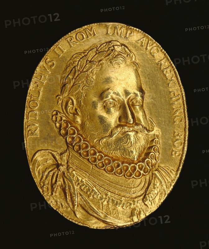 Medal of Emperor Rudolf II (1552-1612), about 1600. Creator: Unknown.