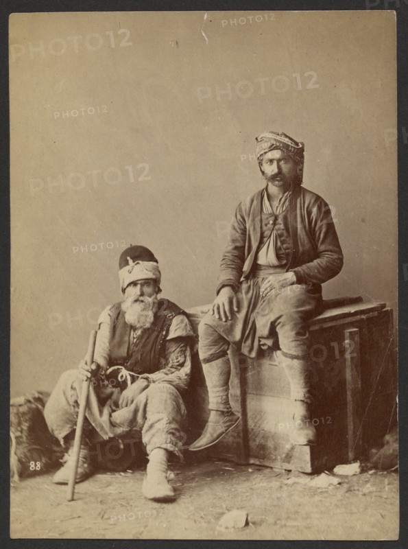 Portrait of two men, about 1870-1880. Creator: Unknown.