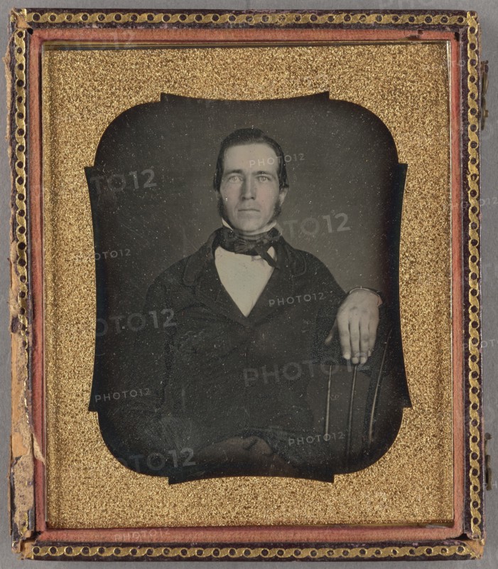Portrait of a Seated Man, about 1855-1860. Creator: Unknown.