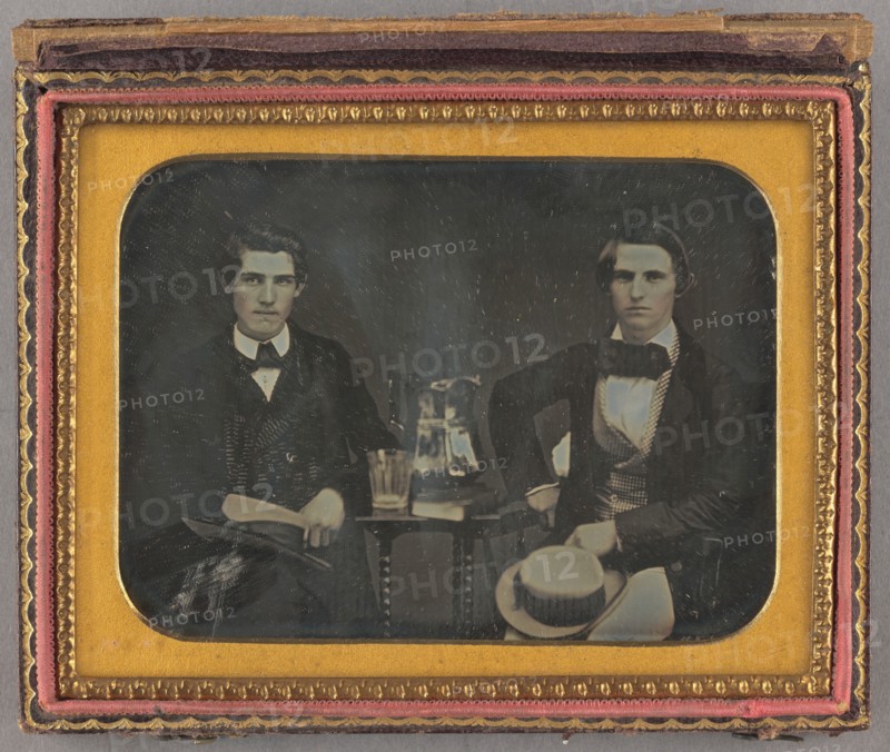 Portrait of J.M. Quay and W.A.H. Town, 1854. Creator: Unknown.
