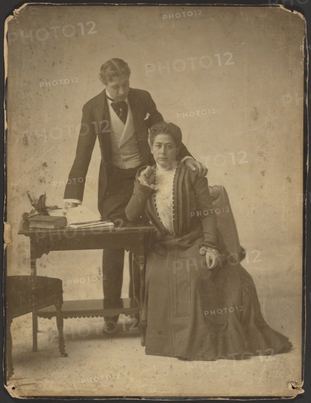 Portrait of Sarah Cowell Le Moyne, about 1890-1899. Creator: Unknown.