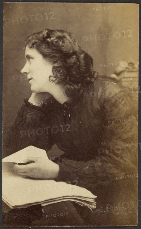 Portrait of a Woman, late 19th century. Creator: Adolphe Beau.