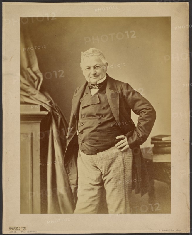 Monsieur Thiers, about 1860. Creator: Andre-Adolphe-Eugene Disderi.
