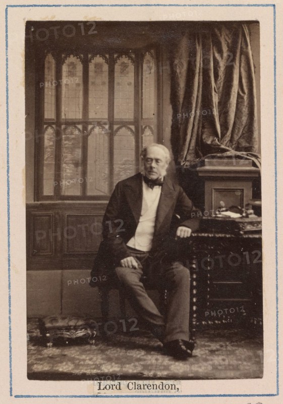 George Villiers, 4th Earl of Clarendon, about 1860. Creator: Camille Silvy.