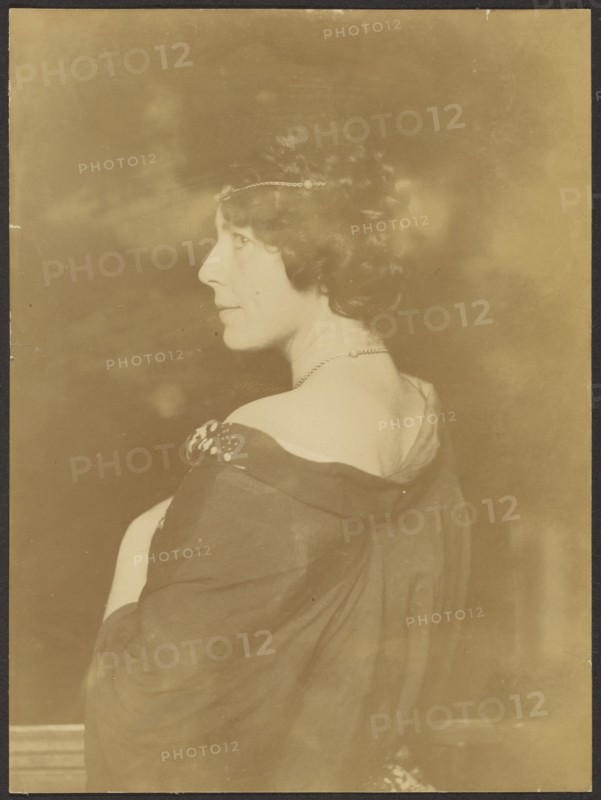 Portrait of an Unknown Woman, about 1900. Creator: Franz von Stuck.