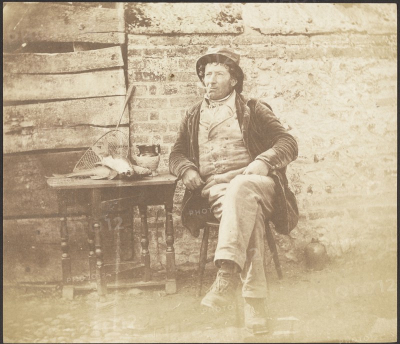 Seated Man, about 1855-1865. Creator: John Whistler.