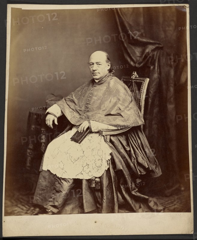 Portrait of a bishop, 1850-1870. Creator: Fratelli D'Alessandri.
