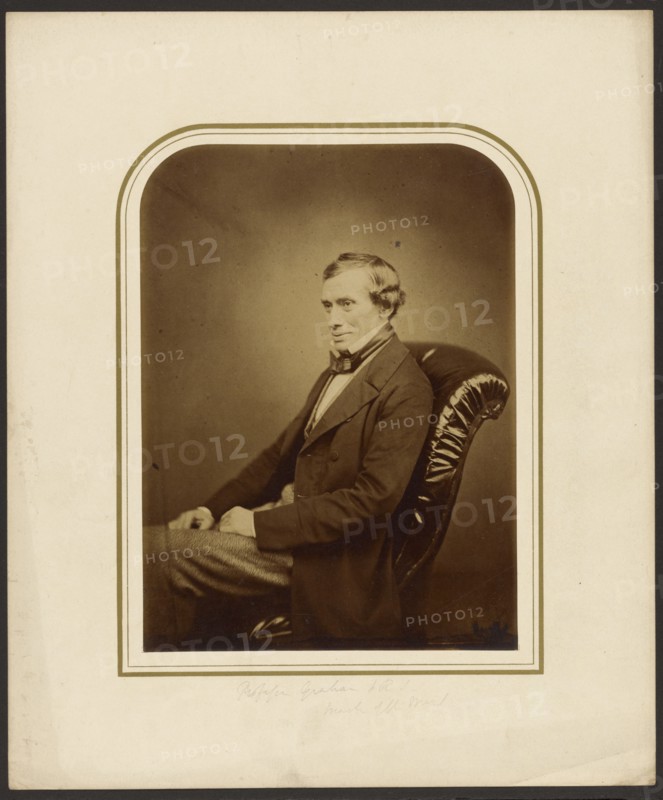 Professor Graham, F.R.S., 1855. Creator: Maull & Polyblank.