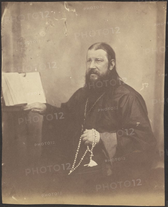 A Russian Orthodox Priest, about 1852. Creator: Unknown.
