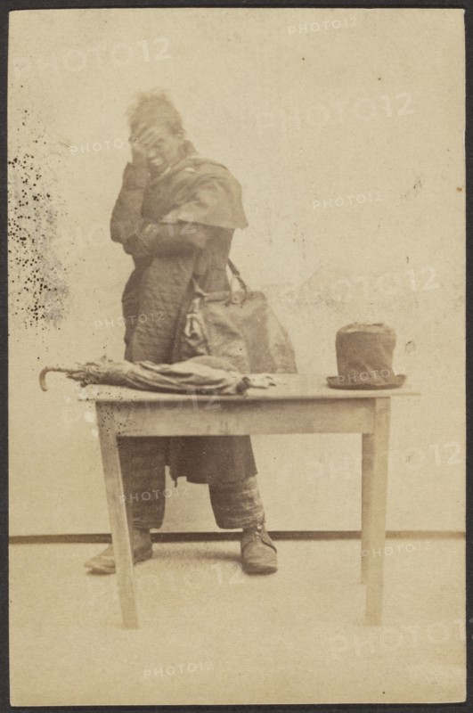 Portrait of a Man in Blackface, late 19th century. Creator: Unknown.