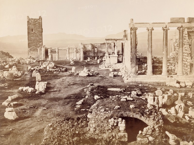 The Cistern on the Acropolis, Athens, 1870. Creator: Petros Moraites.