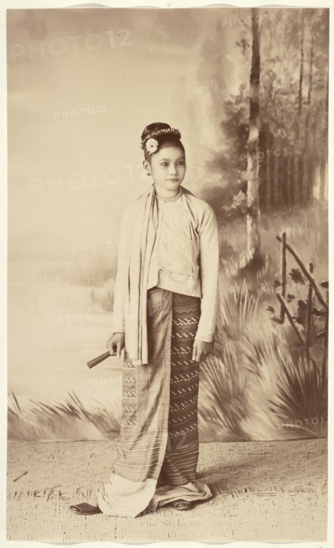 Shan Woman, 1894-1897. Creator: Felice Beato.