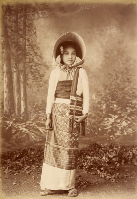 A Sawbwa Daughter, about 1885. Creator: Felice Beato.