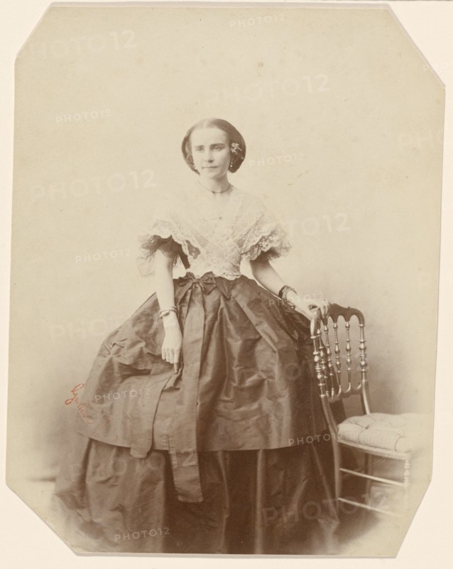 Portrait of a Lady, 1855. Creator: Gustave Le Gray.