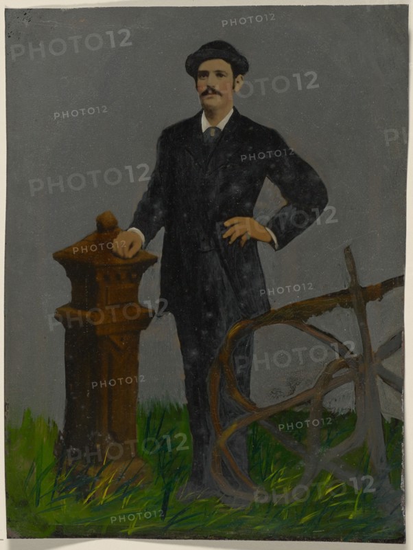 Portrait of standing man in hat, 1860s-1880s. Creator: Unknown.