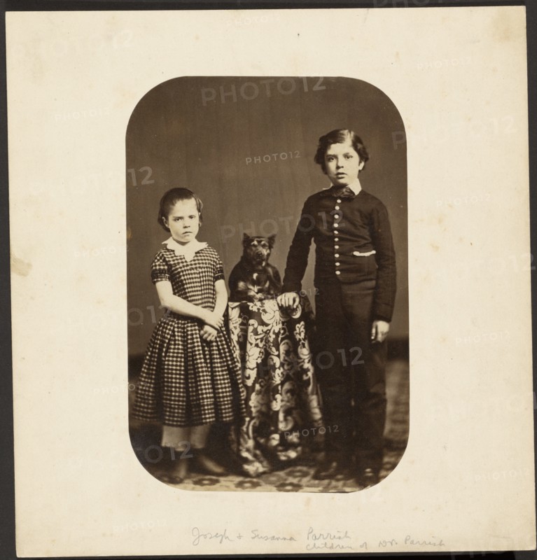 Joseph and Susanna Parrish, 1860s. Creator: Frederick Gutekunst.