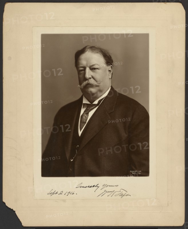 Portrait of William Howard Taft, 1908. Creator: Pach Bros.