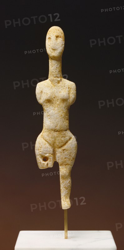 Statuette of a Female Figure with Truncated Arms, 3000-2800 B.C. Creator: Unknown.