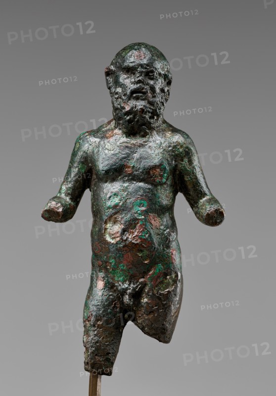 Satyr with Sokrates' Features, early 4th century B.C. Creator: Unknown.