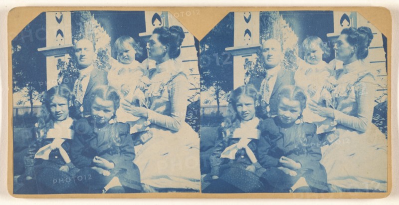Family portrait, about 1900. Creator: Unknown.