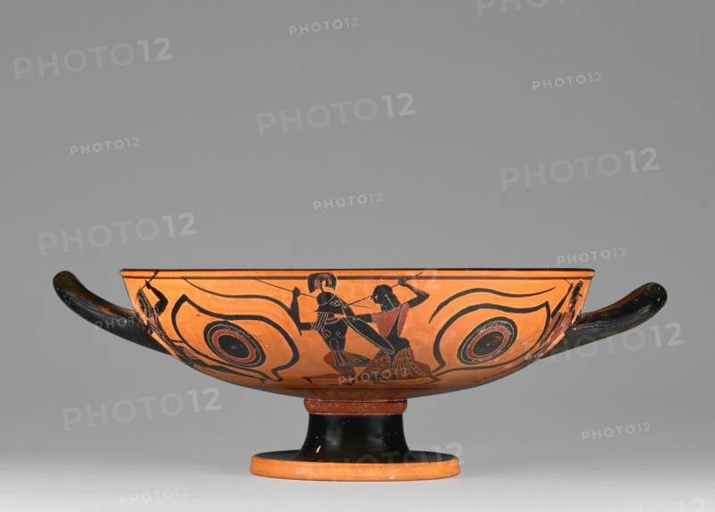 Attic Black-Figure Eye Cup, 550-530 BC. Creator: Unknown.