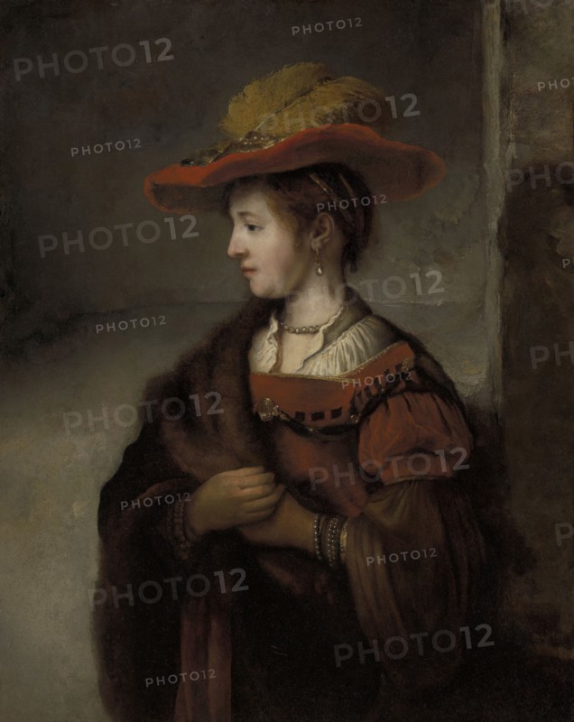 Saskia van Uylenburgh, the Artist Rembrandt's Wife, mid 17th century. Creator: Abraham Van Dyck.