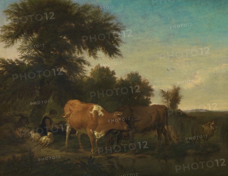 Landscape, mid-17th century. Creator: Adriaen van de Velde.