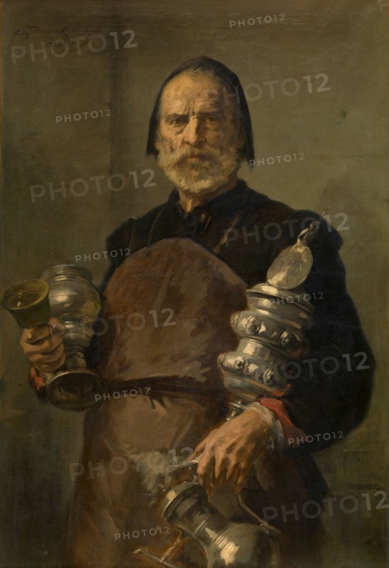 Seventeenth Century Tinsmith, 1884. Creator: Alexandre Pierre Jacques Markelbach.