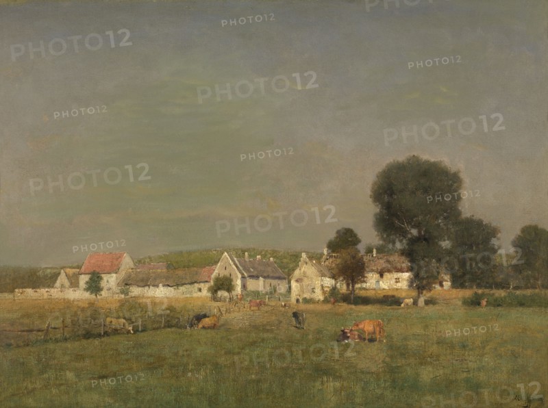 The Village Chaslepont, mid-late 19th century. Creator: Alfred De Knyff.