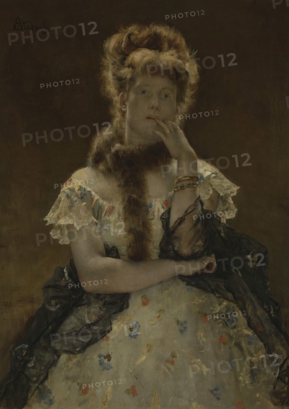 The Parisian Sphinx, 1875-1877. Creator: Alfred Stevens.