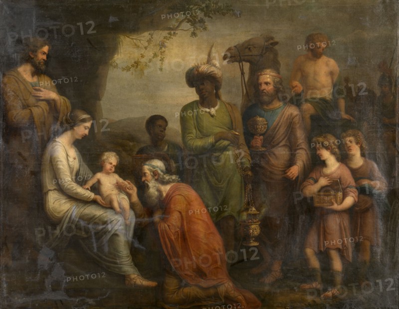 The Adoration of the Magi, 1788. Creator: Andries Lens.