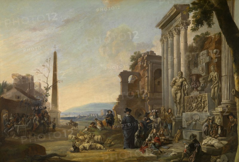 The Study of Art at Rome, 1662. Creator: Anton Goubau.