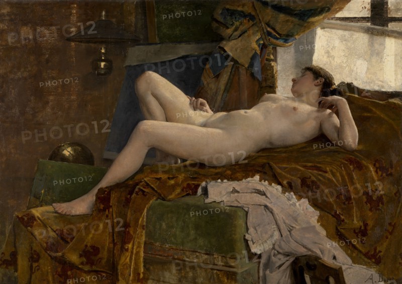 Resting Model, late 19th-early 20th century. Creator: Auguste Durst.