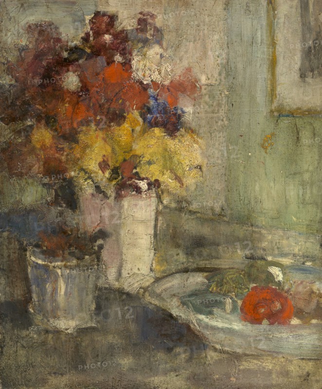 Flowers, early 20th century. Creator: Auguste Oleffe.