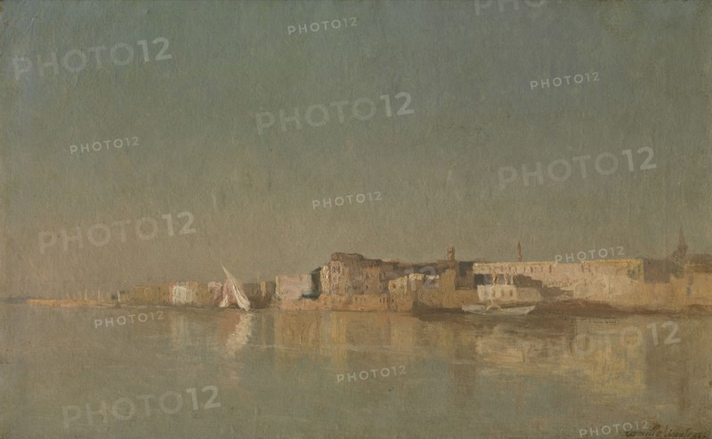 A View of Cairo, late 19th-early 20th century. Creator: Camille Wauters.