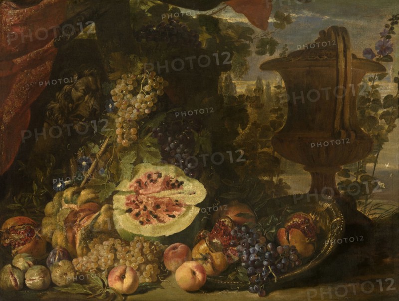 Still Life with Fruit, mid-late 17th century. Creator: David de Coninck.