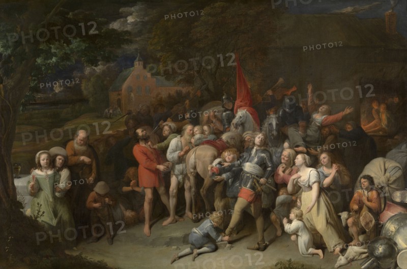 Plundering Soldiers, 1655-1660. Creator: David Ryckaert II.