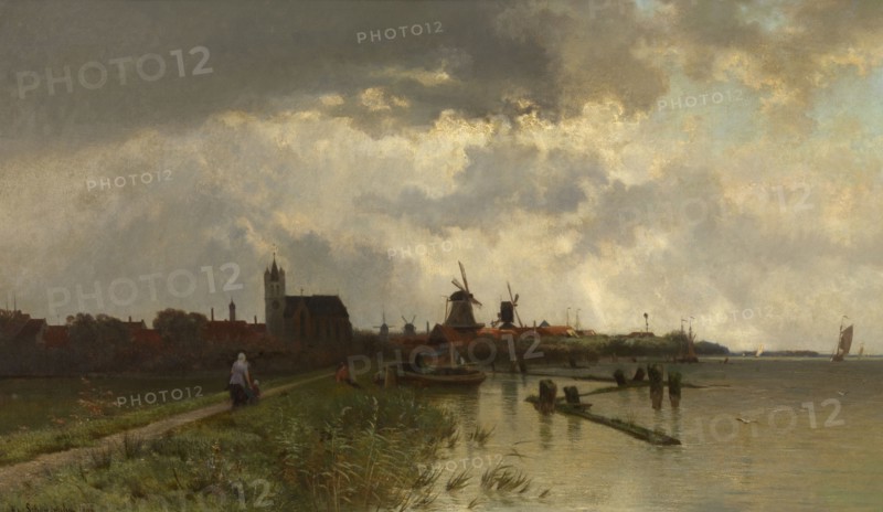 Souvenir of the Zuiderzee, 1867. Creator: Edmond de Schampheleer.