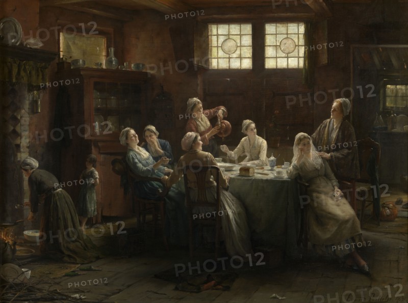 A Bit of Teasing, 1891. Creator: Edward Antoon Portielje.
