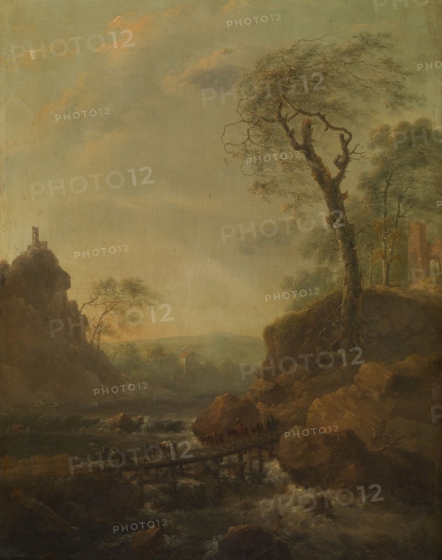 Landscape, mid-late 17th century. Creator: Adam Pynacker.